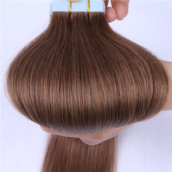 Wholesale 100% brazilian human hair tape in hair extension XS076